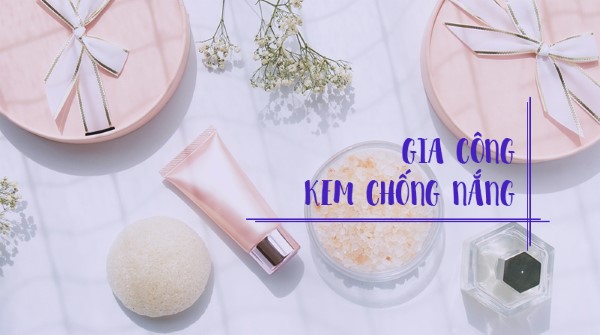 Gia công kem chống nắng dạng xịt uy tín